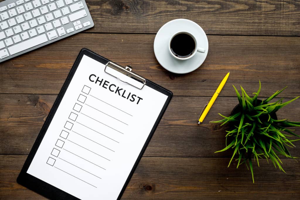 PR checklist
