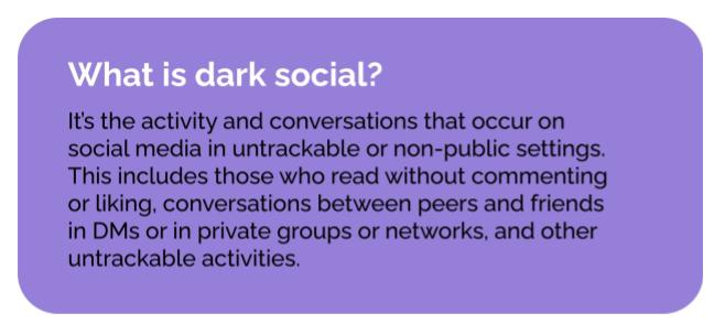 what is dark social