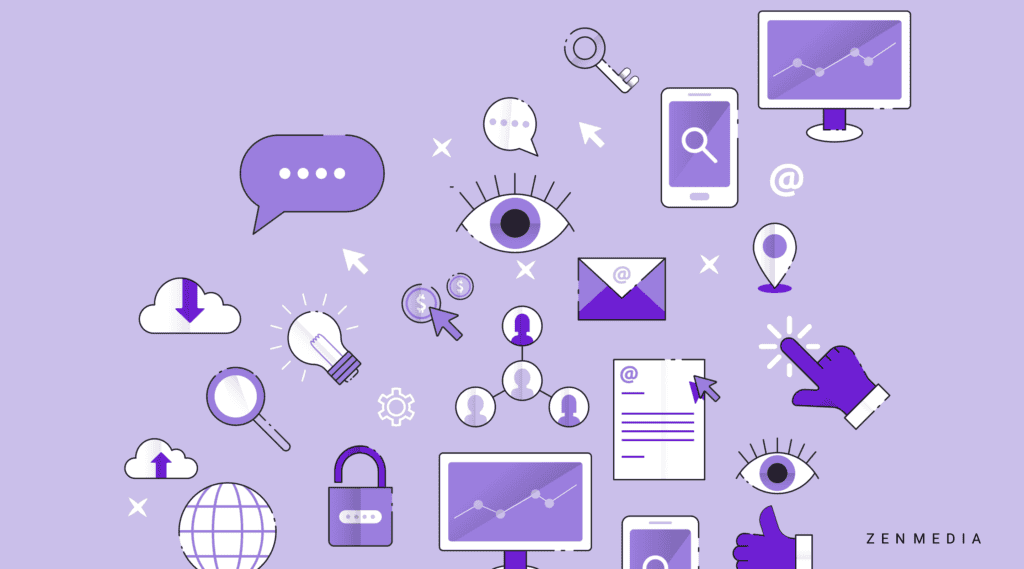 Comparison of corporate communications, public relations, and marketing showing how the three disciplines overlap and work together