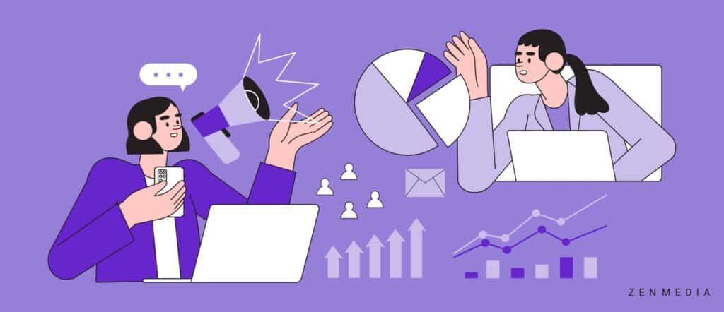 marketers conducting a b2b social media audit