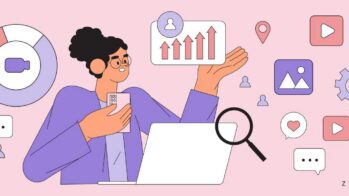 a marketer leveraging a b2b content marketing curated guide for strategies