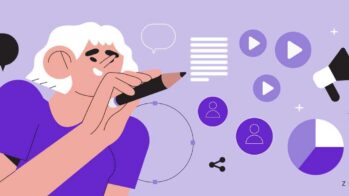 marketer creating high-quality content for their audience to read