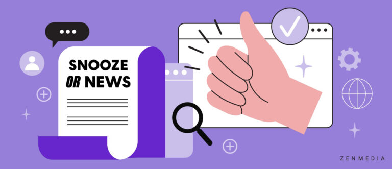 the best pr ai tool, snooze or news, by zen media